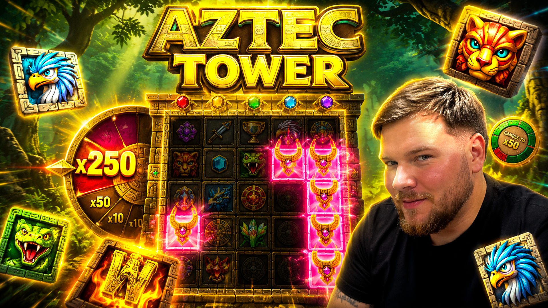 Aztec Tower Big Win Thumbnail Fruity Slots